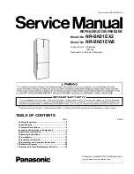 Предварительный просмотр 1 страницы Panasonic NR-BN31EX2 Service Manual