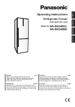 Preview for 1 page of Panasonic NR-BN34EW2 Operating Instructions Manual