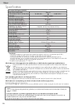 Preview for 70 page of Panasonic NR-BS53VW3 Operating Instructions Manual