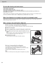 Предварительный просмотр 20 страницы Panasonic NR-BS63VS Operating Instructions Manual