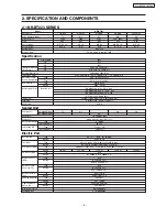 Preview for 4 page of Panasonic NR-BT223 SERIES Service Manual