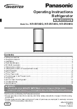 Panasonic NR-BV280Q Operating Instructions Manual preview