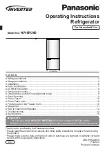 Panasonic NR-BV360AS Operating Instructions Manual предпросмотр