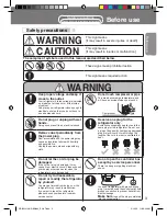 Предварительный просмотр 3 страницы Panasonic NR-BW414M Operating Instructions Manual