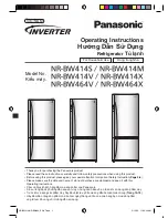 Предварительный просмотр 1 страницы Panasonic NR-BW414S Series Operating Instructions Manual