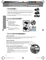 Предварительный просмотр 12 страницы Panasonic NR-BW414S Series Operating Instructions Manual