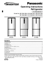 Preview for 1 page of Panasonic NR-BX418G Operating Instructions Manual