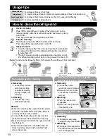 Preview for 10 page of Panasonic NR-BX418X Operating Instructions Manual