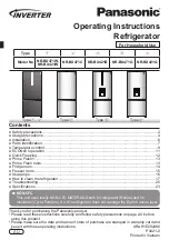 Panasonic NR-BX421W Operating Instructions Manual предпросмотр