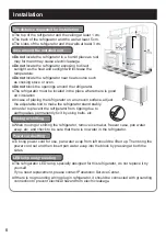 Предварительный просмотр 6 страницы Panasonic NR-BX471G Operating Instructions Manual