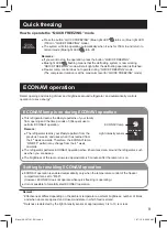 Предварительный просмотр 9 страницы Panasonic NR-BY602 Operating Instructions Manual