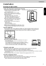 Предварительный просмотр 5 страницы Panasonic NR-C290GH-W3 Operating Instructions Manual