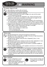 Предварительный просмотр 3 страницы Panasonic NR-CW530J Operating Instructions Manual