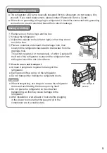 Предварительный просмотр 9 страницы Panasonic NR-CW530J Operating Instructions Manual