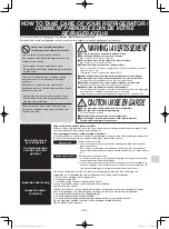 Предварительный просмотр 23 страницы Panasonic NR-D535XC Operating Instructions Manual