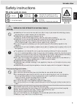 Preview for 3 page of Panasonic NR-E411GH-N3 Operating Instructions Manual