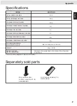 Предварительный просмотр 27 страницы Panasonic NR-E411GH-N3 Operating Instructions Manual