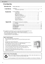 Предварительный просмотр 2 страницы Panasonic NR-F610GT-N3 Operating Instructions Manual