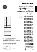 Предварительный просмотр 1 страницы Panasonic NR-F654GT-X6 Operating Instructions Manual