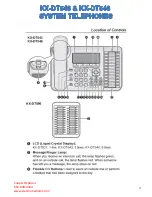 Preview for 4 page of Panasonic NS700 Quick Reference Manual