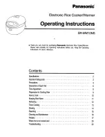 Panasonic NSR-MM10NW-U Operating Operating Instructions Manual preview