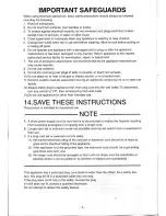 Preview for 2 page of Panasonic NSR2363F Operating Instructions Manual