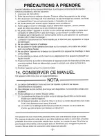 Preview for 3 page of Panasonic NSR2363F Operating Instructions Manual