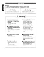Preview for 4 page of Panasonic NSRPRA18N Operating Manual