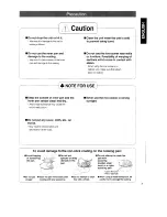 Preview for 7 page of Panasonic NSRPRA18N Operating Manual