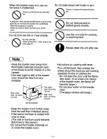 Preview for 7 page of Panasonic NTT13P - TOASTER OVEN-LOW P Operating Instructions Manual