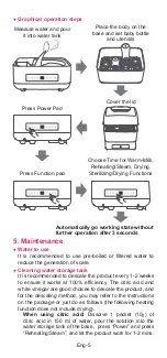 Предварительный просмотр 6 страницы Panasonic NU-MX100P Operating Instructions Manual