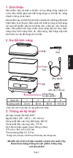 Предварительный просмотр 9 страницы Panasonic NU-MX100P Operating Instructions Manual