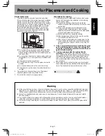 Preview for 5 page of Panasonic NU-SC100W Operating Instructions Manual