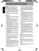 Preview for 3 page of Panasonic NU-SC300B Operating Instructions Manual