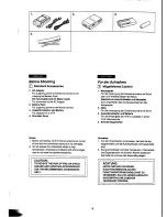 Предварительный просмотр 3 страницы Panasonic NV-A1E Operating Instructions Manual