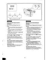 Предварительный просмотр 20 страницы Panasonic NV-A1E Operating Instructions Manual