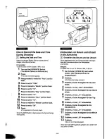 Предварительный просмотр 22 страницы Panasonic NV-A1E Operating Instructions Manual