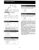 Preview for 14 page of Panasonic NV-D48 Series Operating Instructions Manual