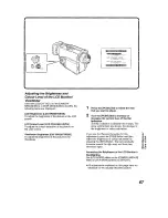 Предварительный просмотр 67 страницы Panasonic NV-DA1B Operating Instructions Manual