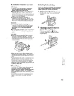 Предварительный просмотр 73 страницы Panasonic NV-DA1B Operating Instructions Manual