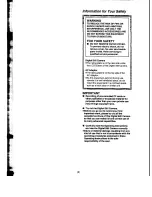 Preview for 2 page of Panasonic NV-DCF1A Operating Instructions Manual