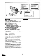 Предварительный просмотр 106 страницы Panasonic NV-DS15A Operating Instructions Manual