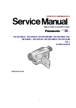 Panasonic NV-DS15EG Service Manual preview