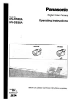 Preview for 1 page of Panasonic NV-DS28 Operating Instructions Manual