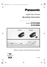 Panasonic NV-DS30A Operating Instructions Manual preview