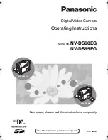 Panasonic NV-DS60 Operating Instructions Manual preview