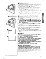 Preview for 19 page of Panasonic NV-DS60A Operating Instructions Manual