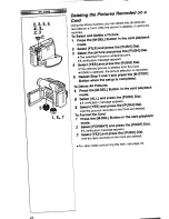 Preview for 42 page of Panasonic NV-DS60A Operating Instructions Manual