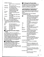 Preview for 45 page of Panasonic NV-DS60A Operating Instructions Manual