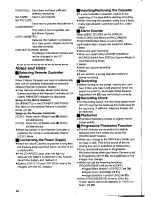 Preview for 46 page of Panasonic NV-DS60A Operating Instructions Manual